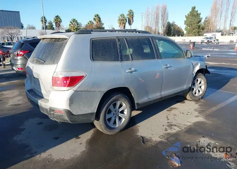 2013 Toyota Highlander Base Plus V6 from USA, damaged, VIN 5TDBK3EH2DS193998